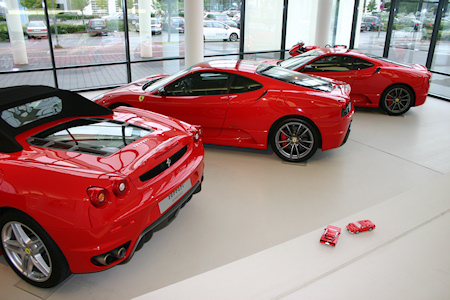 At the local Ferrari dealer